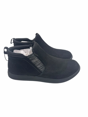 Boots Ankle Flats By Clarks In Black, Size: 7.5 Clarks leather shoes for daily wear