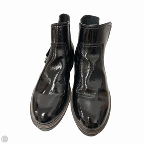 Boots Ankle Flats By Clarks In Black, Size: 8.5 Clarks leather shoes for daily wear