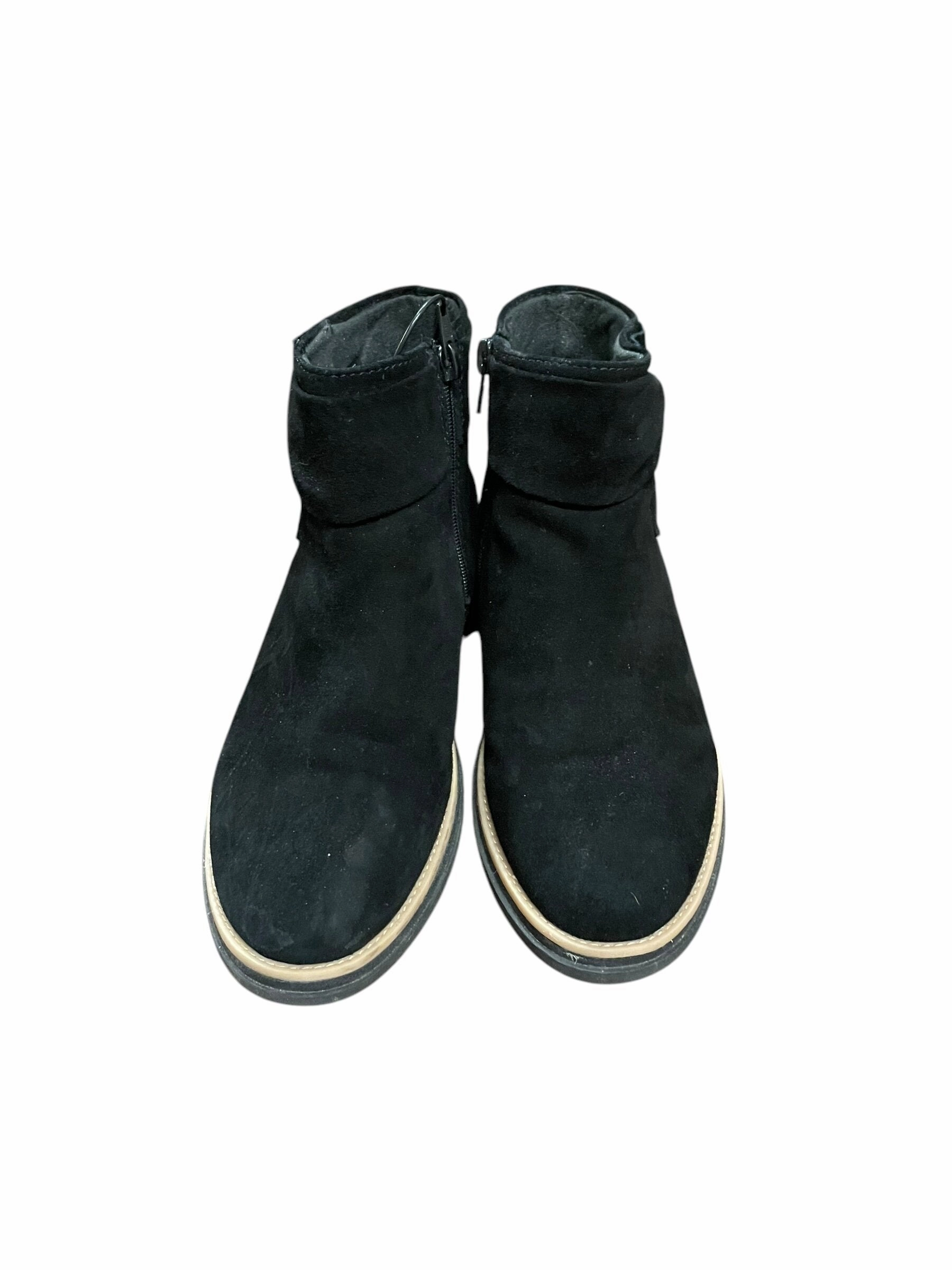 Boots Ankle Flats By Clarks  Size: 6.5 Leather Footwear