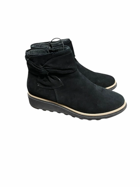 Boots Ankle Flats By Clarks  Size: 6.5 Clarks leather shoes for daily wear