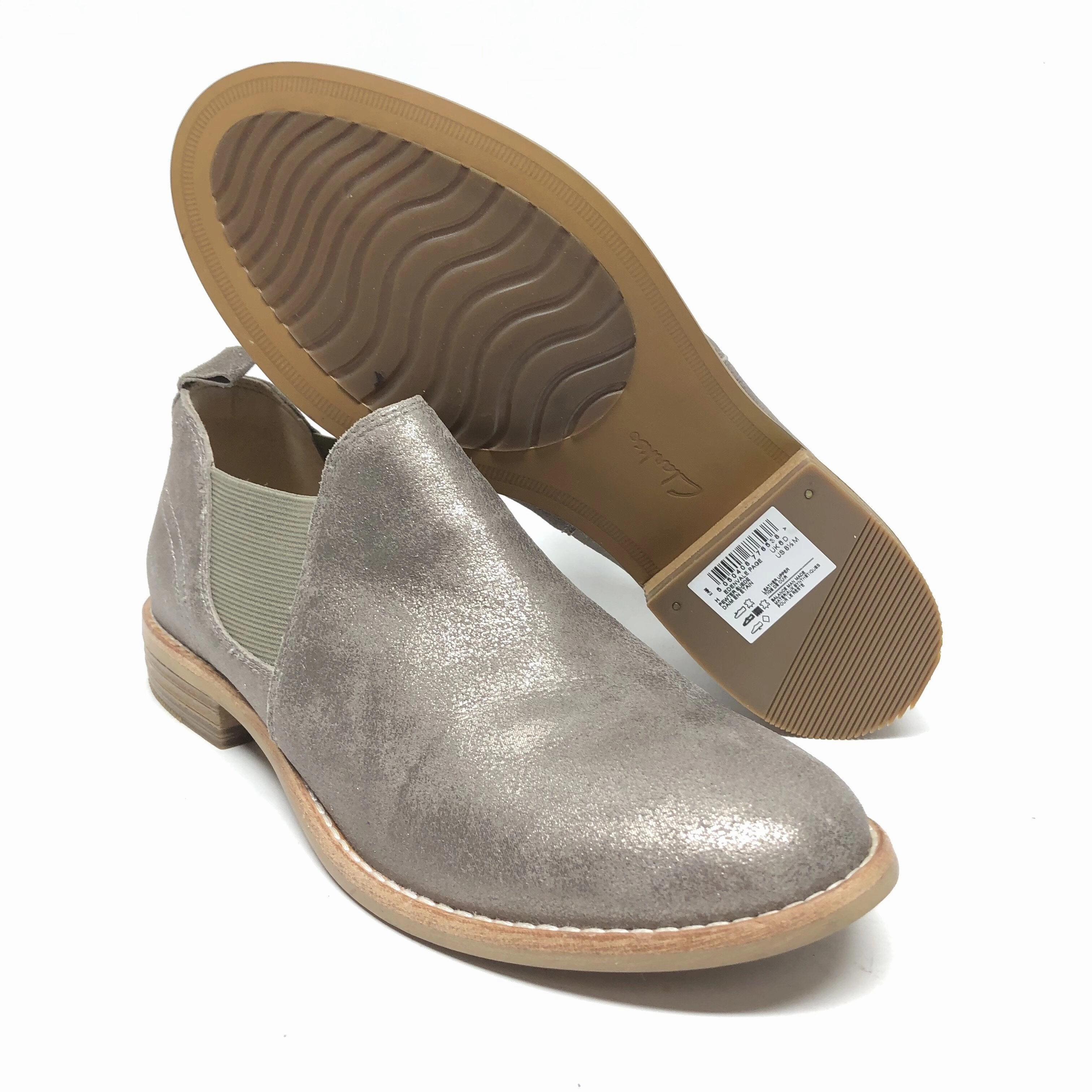 Boots Ankle Flats By Clarks  Size: 8.5 Leather Footwear