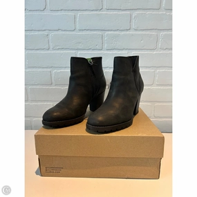 Boots Ankle Heels By Clarks In Black, Size: 6 Clarks leather shoes for daily wear