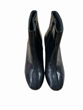 Boots Ankle Heels By Clarks In Black, Size: 7.5 Clarks leather shoes for daily wear