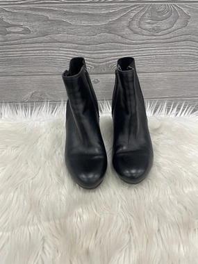 Boots Ankle Heels By Clarks In Black, Size: 8 Clarks leather shoes for daily wear