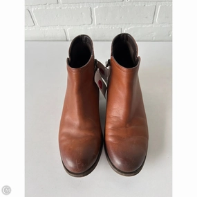 Boots Ankle Heels By Clarks In Brown, Size: 7 Clarks leather shoes for daily wear