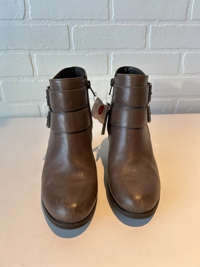 Boots Ankle Heels By Clarks  Size: 6.5 Clarks leather shoes for daily wear