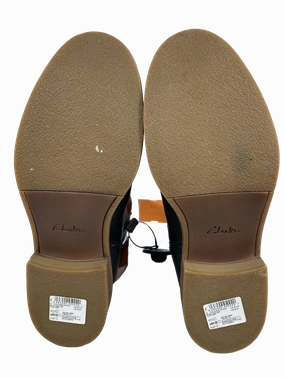 Boots Ankle Heels By Clarks  Size: 9 Clarks leather shoes for daily wear