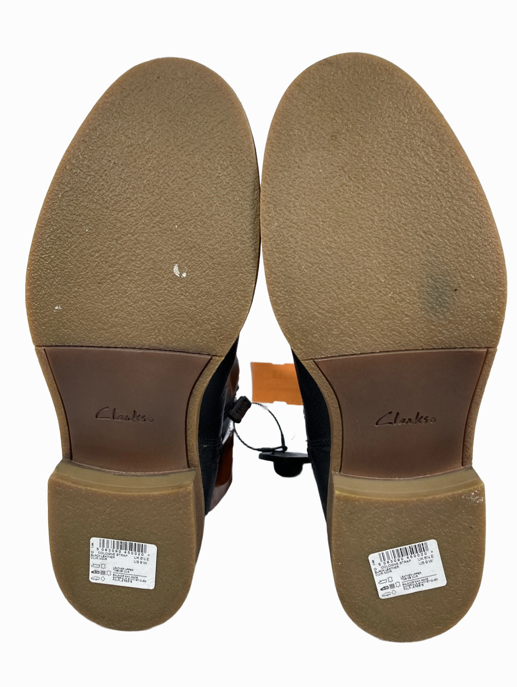 Boots Ankle Heels By Clarks  Size: 9 Leather Footwear