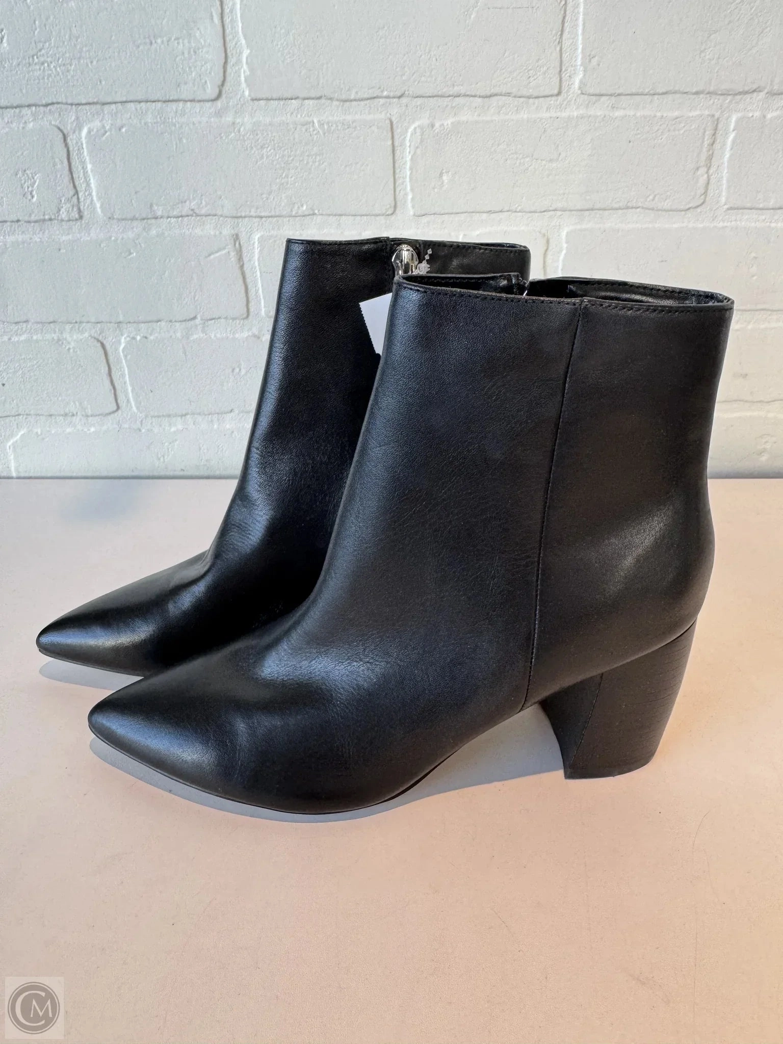 Boots Ankle Heels By Marc Fisher In Black, Size: 6.5 Fashion Heels