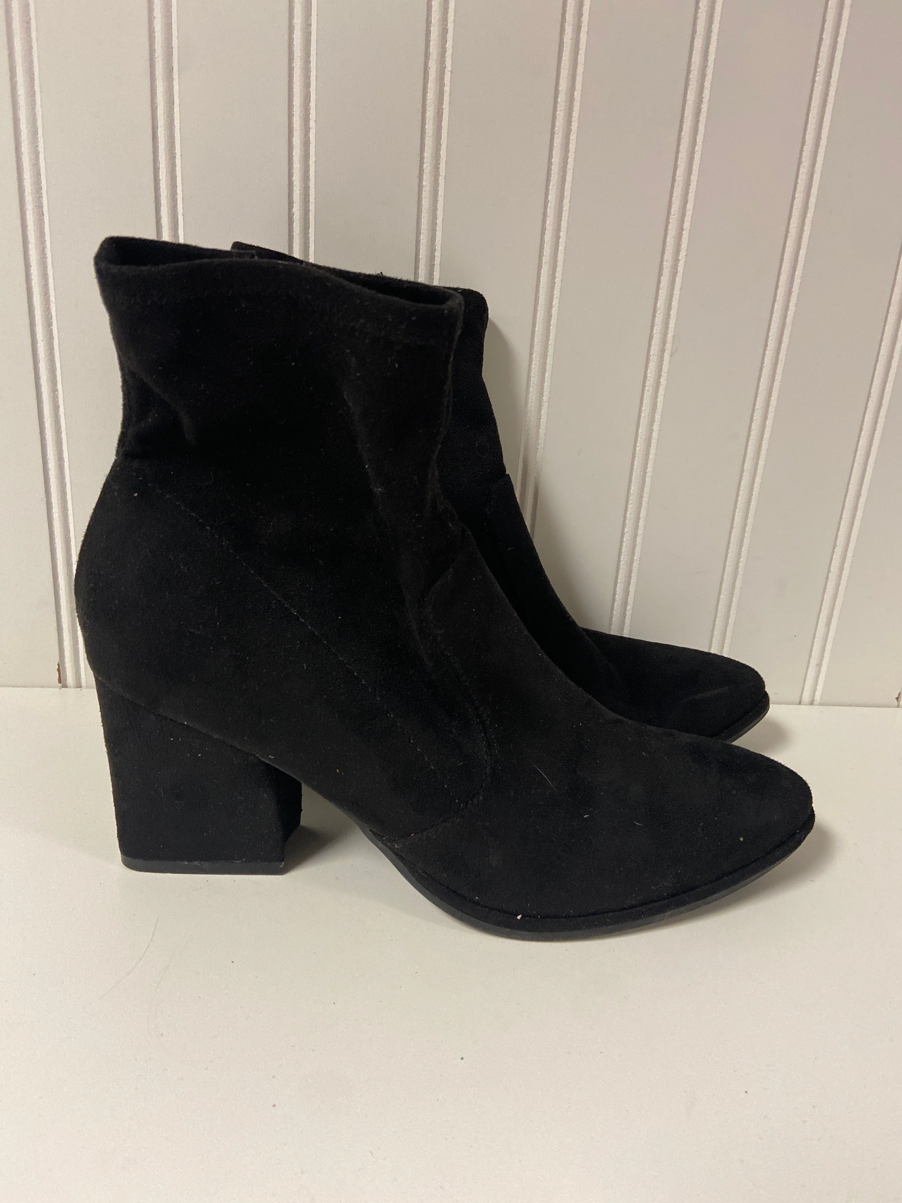 Boots Ankle Heels By Marc Fisher In Black, Size: 7.5 Fashion Heels
