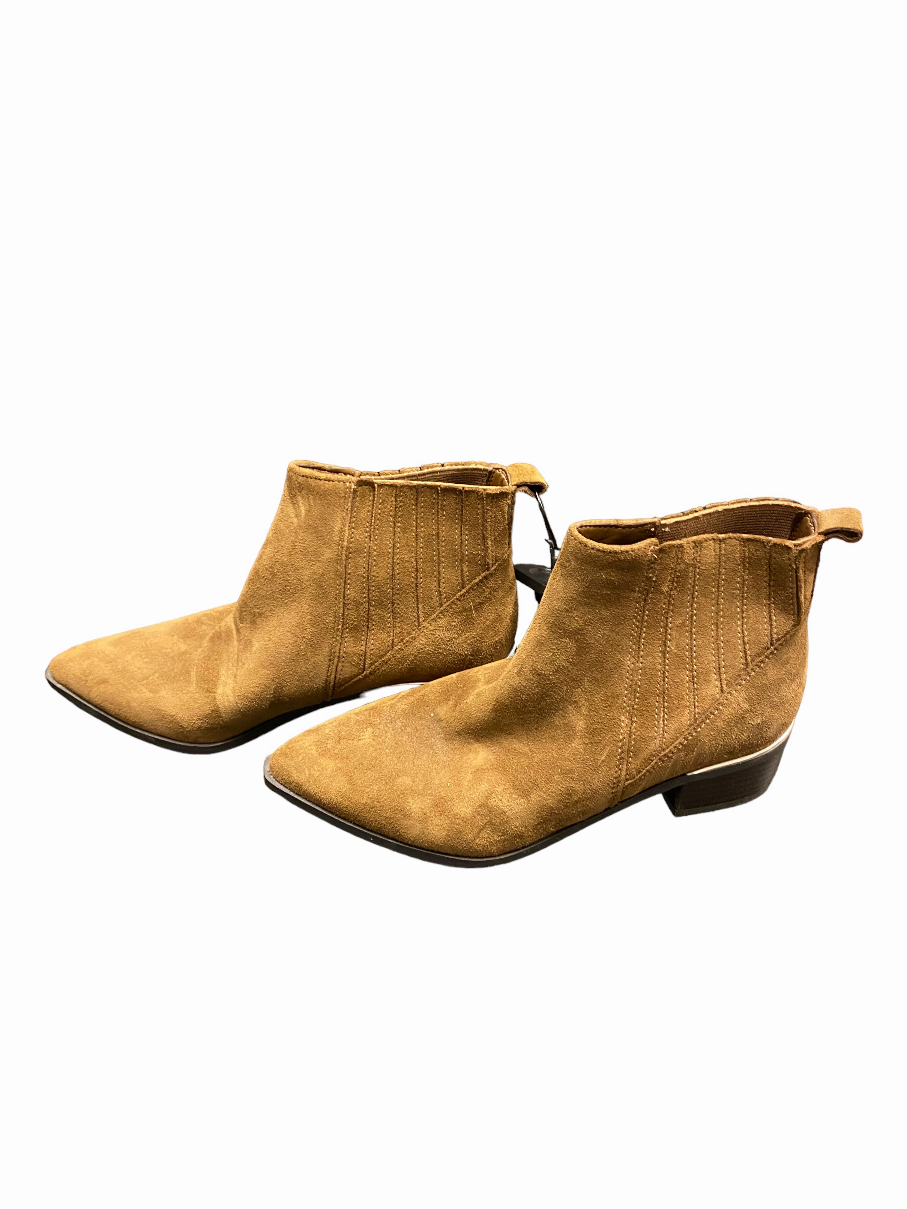 Boots Ankle Heels By Marc Fisher In Brown, Size: 6 Fashion Heels