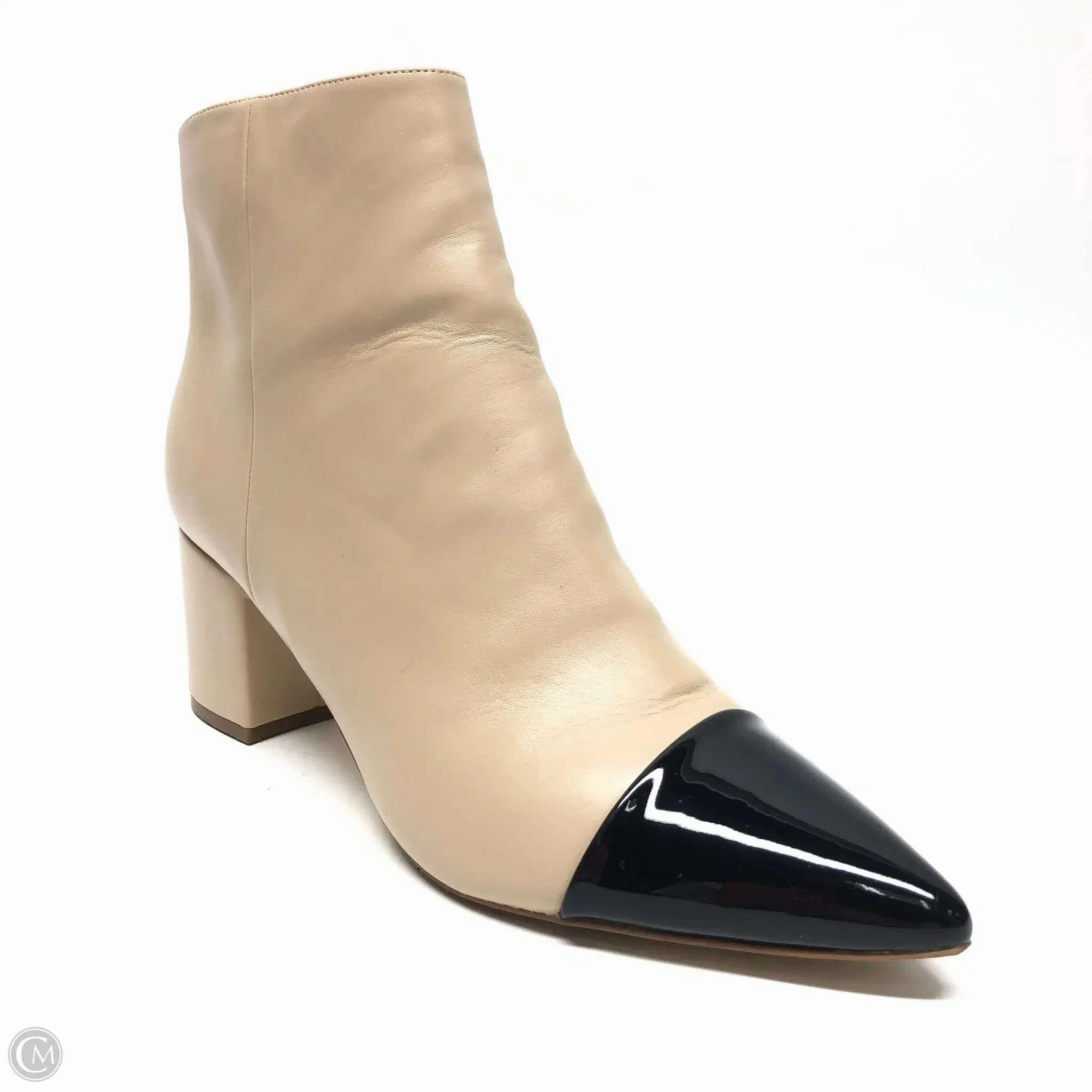 Boots Ankle Heels By Marc Fisher In Cream, Size: 9.5 Fashion Heels