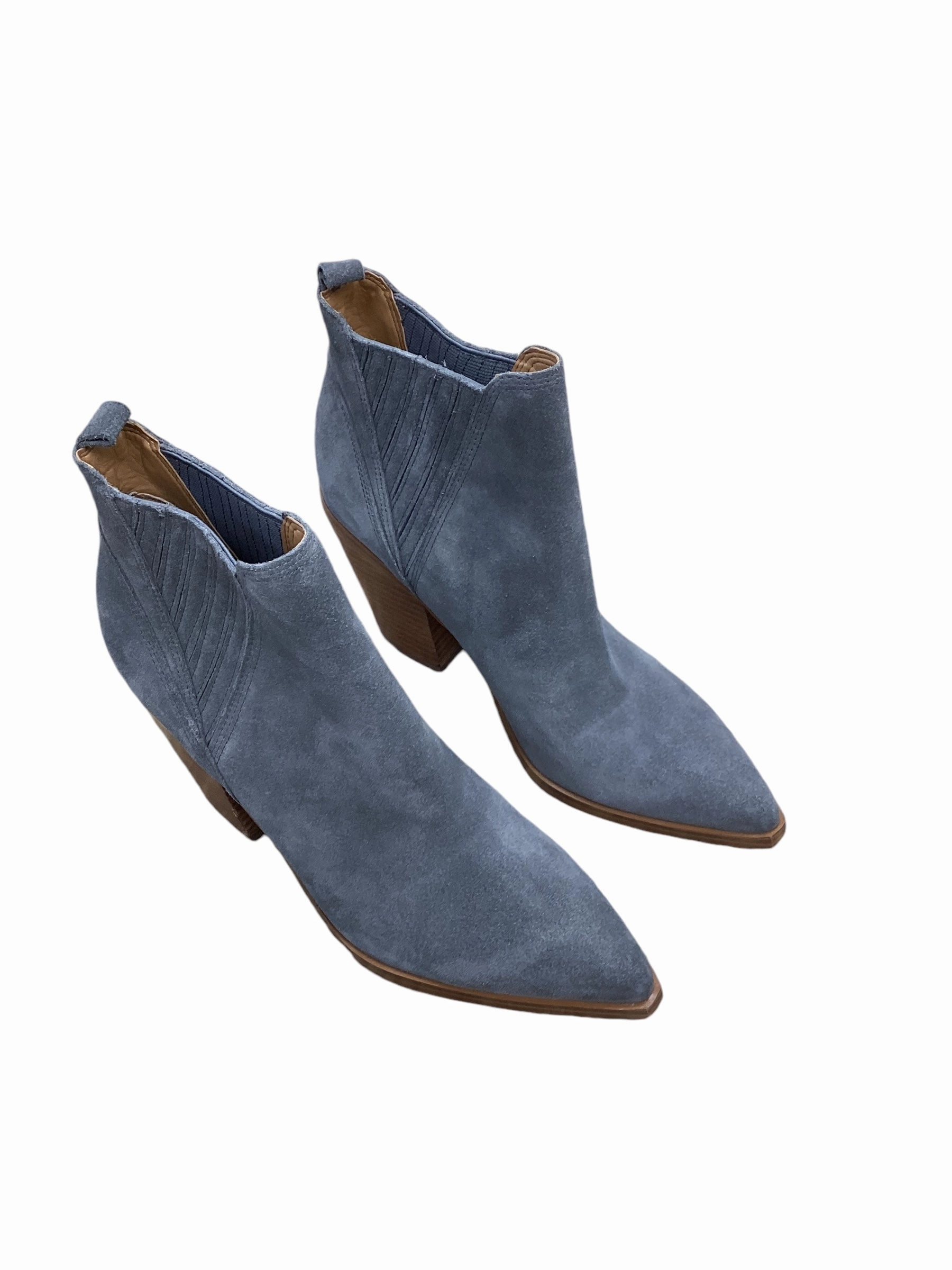 Boots Ankle Heels By Marc Fisher In Grey, Size: 7 Fashion Heels