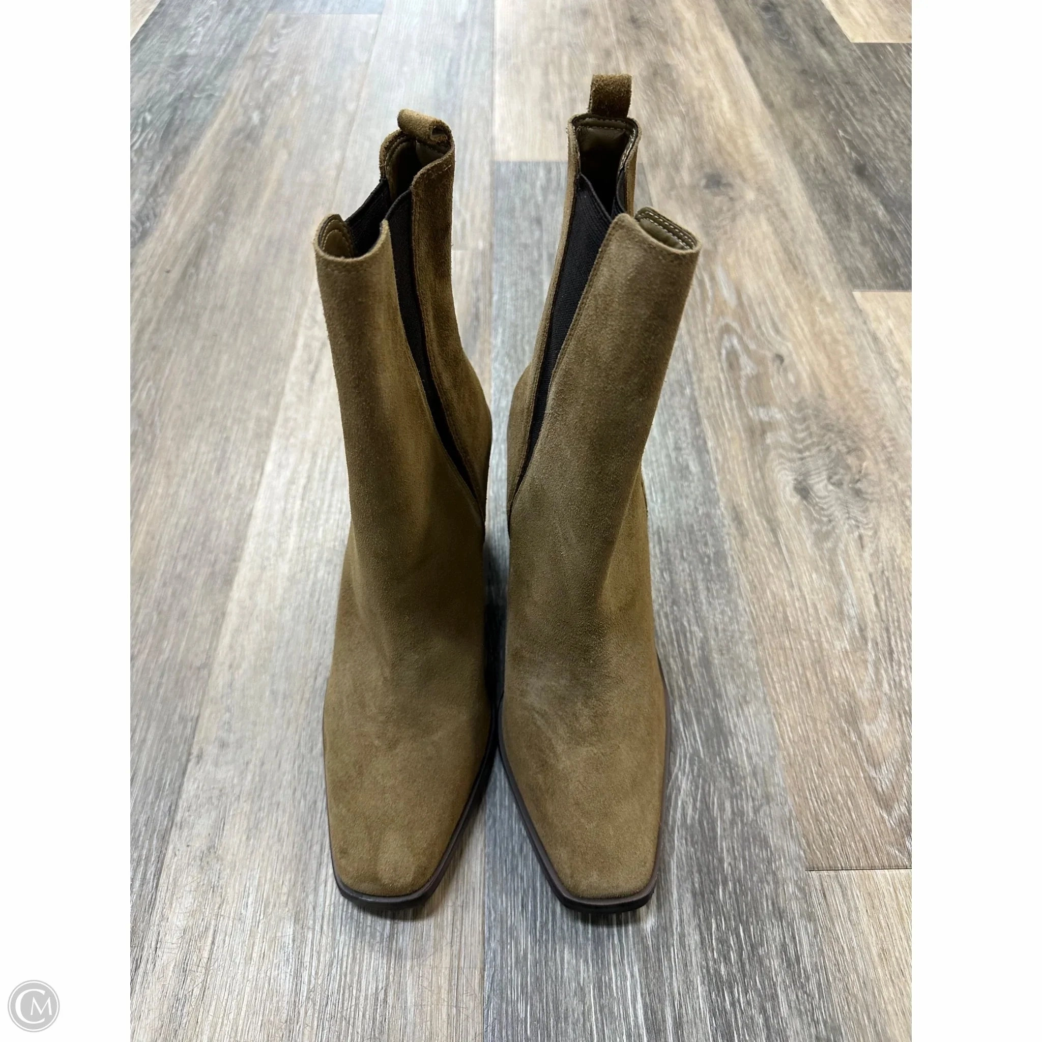 Boots Ankle Heels By Marc Fisher In Tan, Size: 8.5 Fashion Heels
