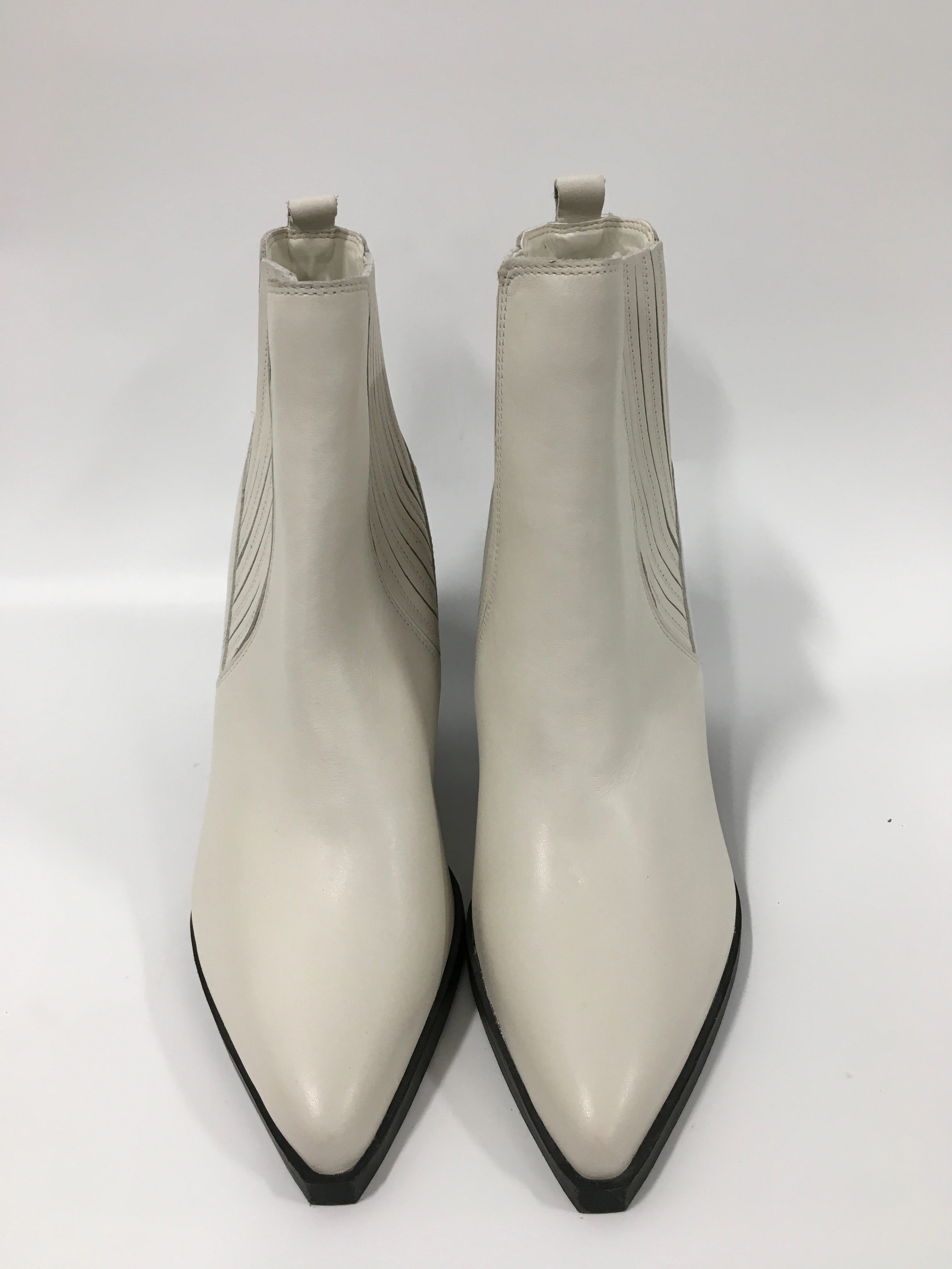 Boots Ankle Heels By Marc Fisher In White, Size: 10 Fashion Heels