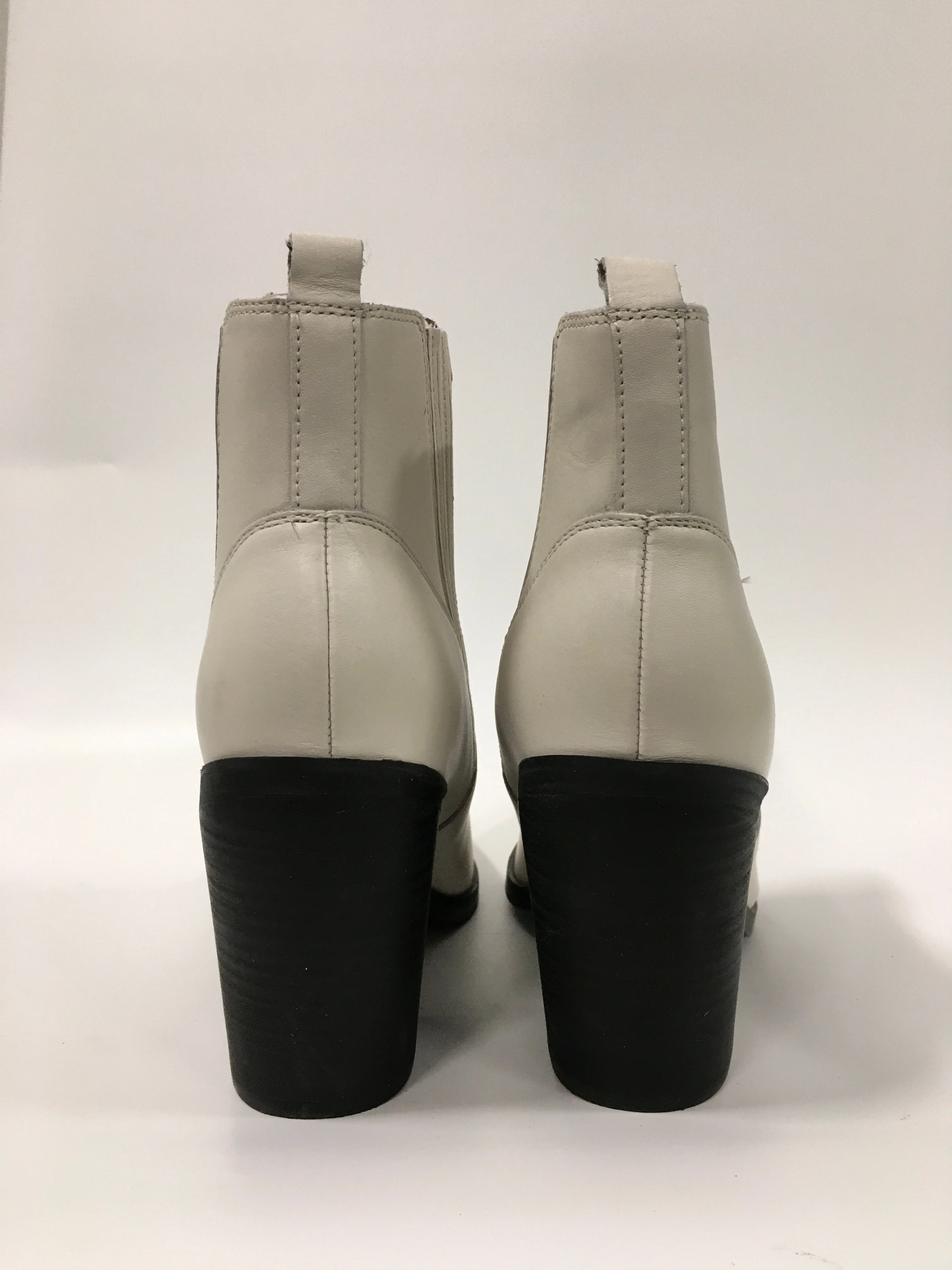 Boots Ankle Heels By Marc Fisher In White, Size: 10 Fashion Heels