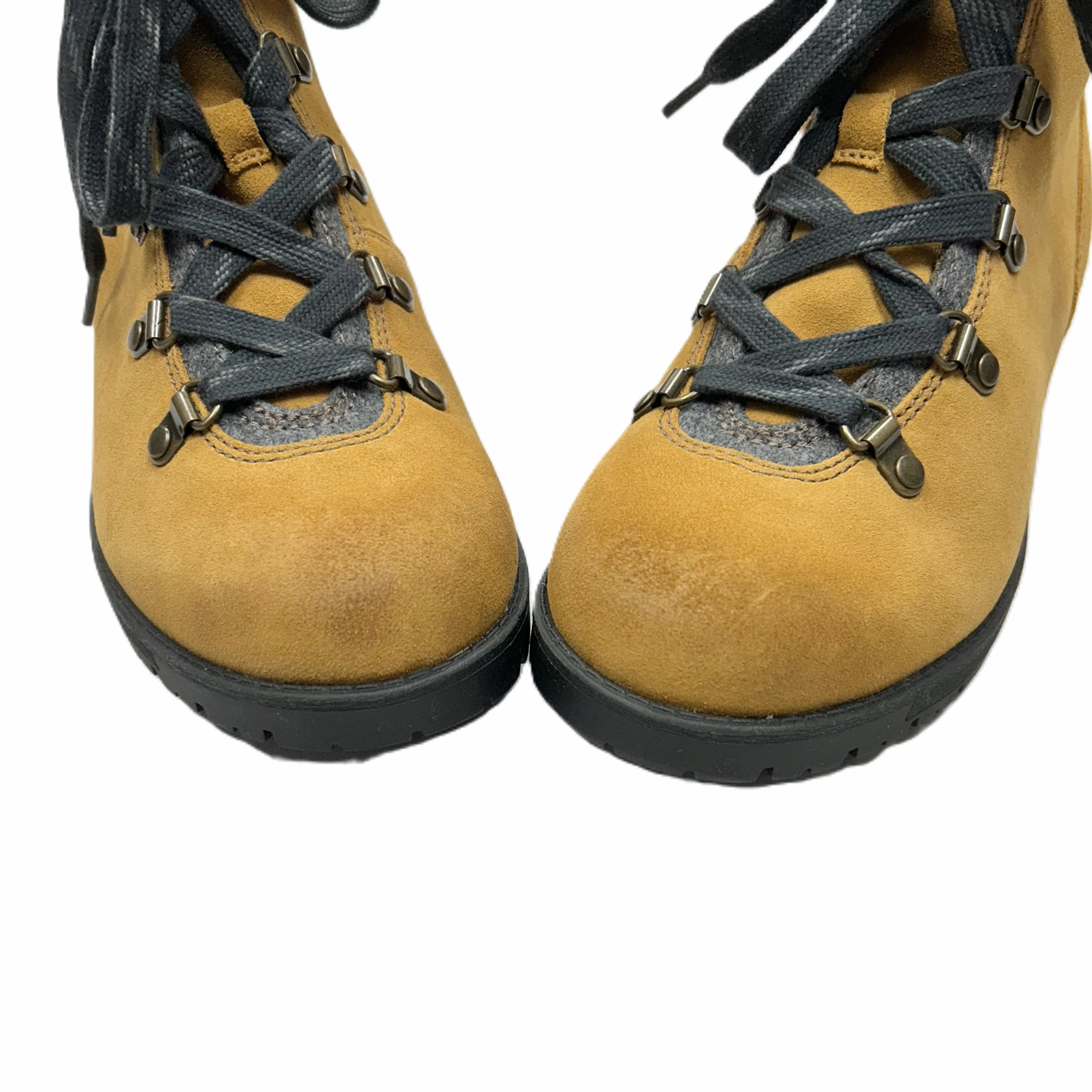 Boots Combat By Clarks In Tan, Size: 8.5 Leather Footwear