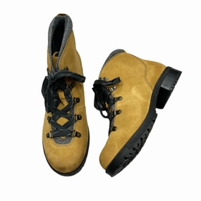 Boots Combat By Clarks In Tan, Size: 8.5 Clarks leather shoes for daily wear