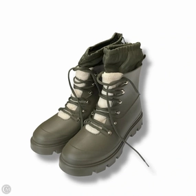 Boots Combat By Marc Fisher In Green, Size: 10 Marc Fisher fashion shoes with block heels