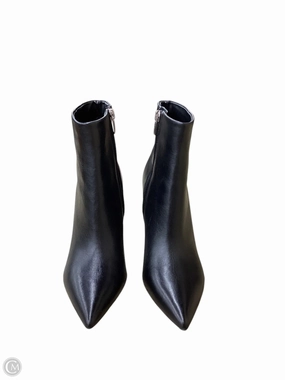 Boots Leather By Marc Fisher In Black, Size: 6.5 Marc Fisher fashion shoes with block heels