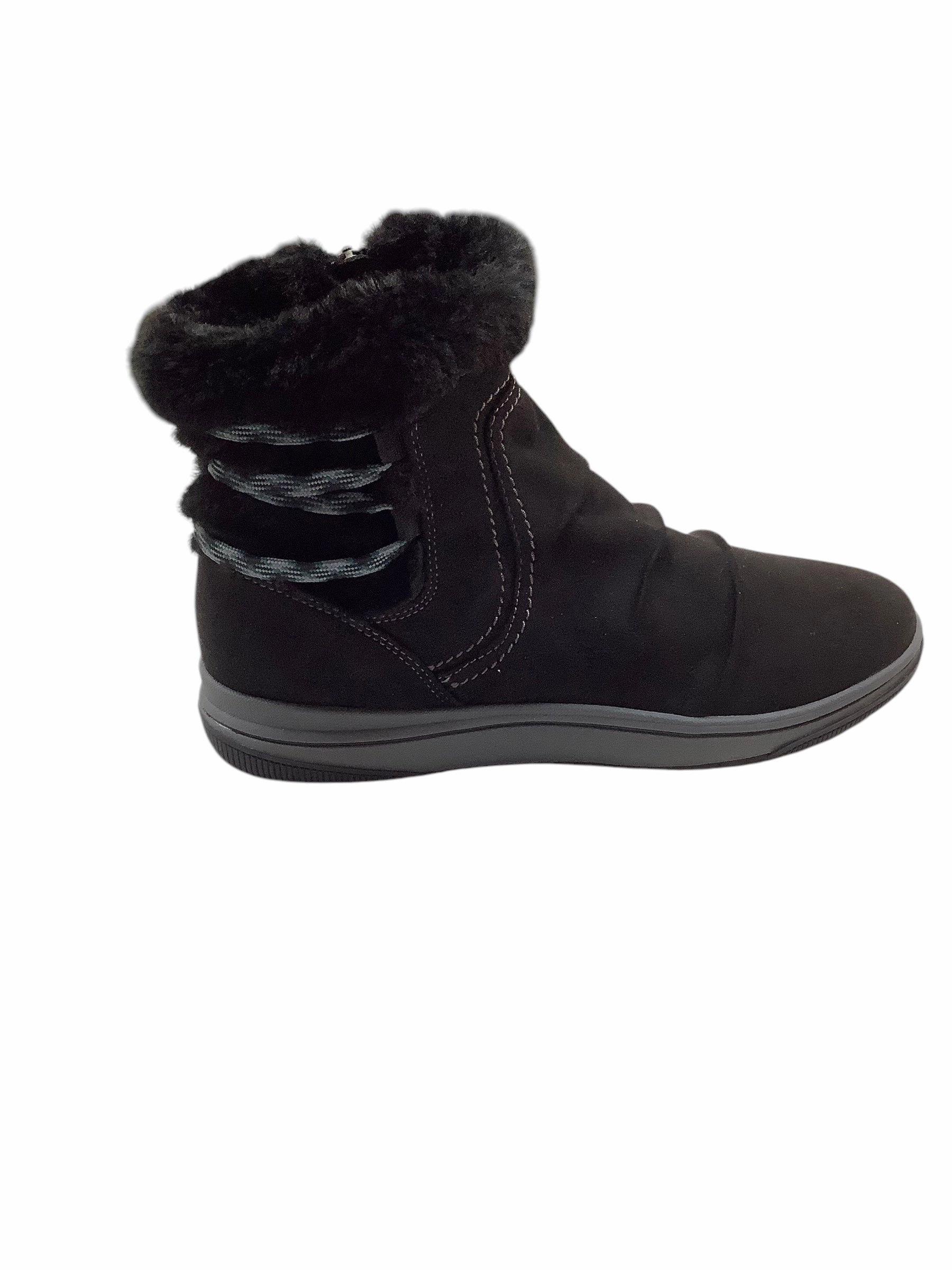 Boots Snow By Clarks In Black, Size: 9.5 Leather Footwear