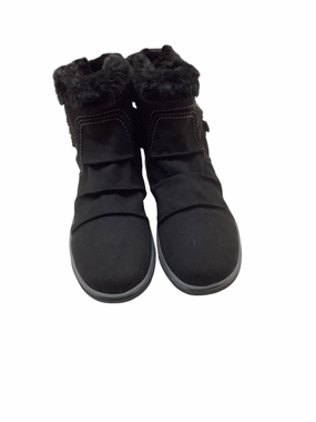 Boots Snow By Clarks In Black, Size: 9.5 Clarks leather shoes for daily wear