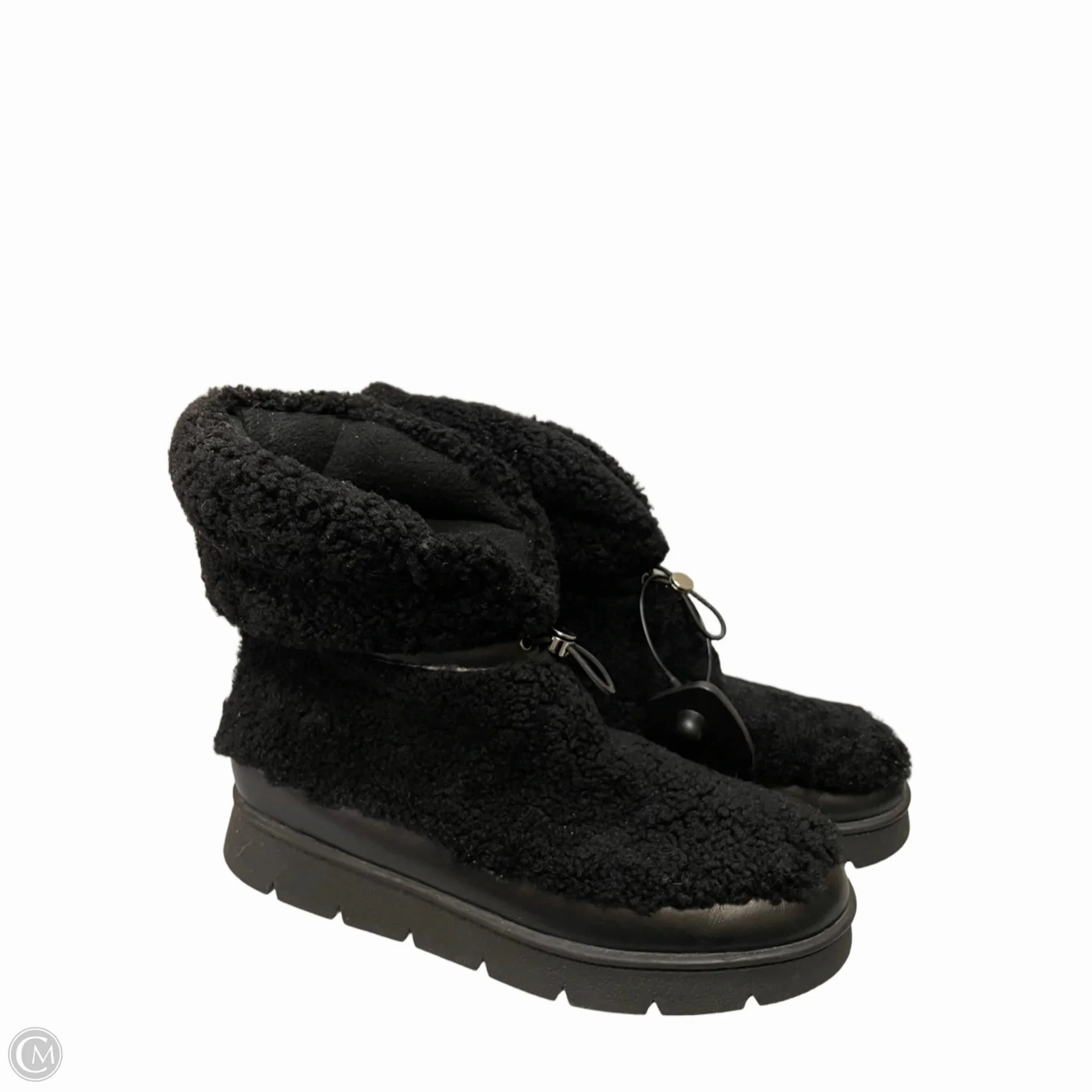 Boots Snow By Marc Fisher In Black, Size: 8 Marc Fisher fashion shoes with block heels