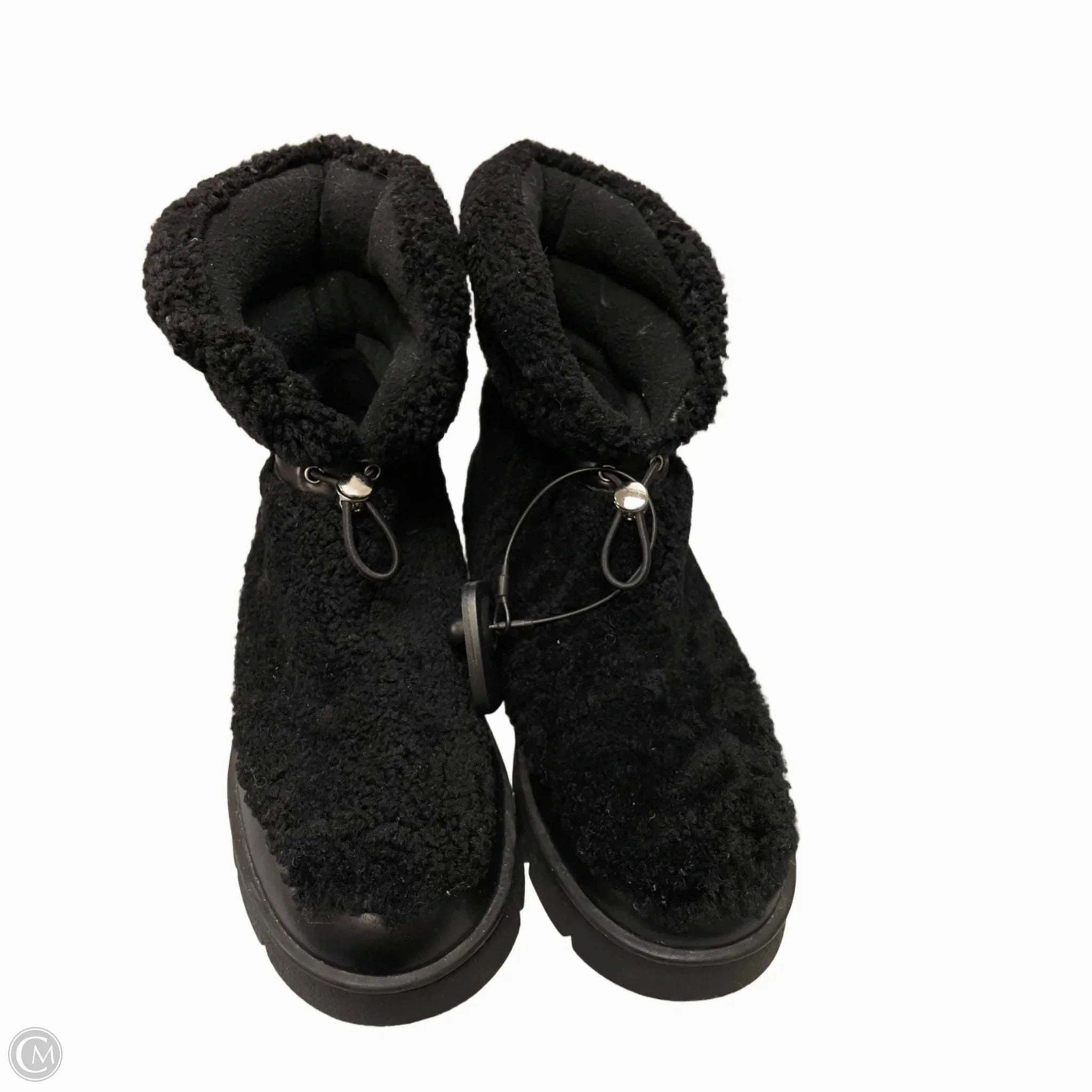 Boots Snow By Marc Fisher In Black, Size: 8 Fashion Heels