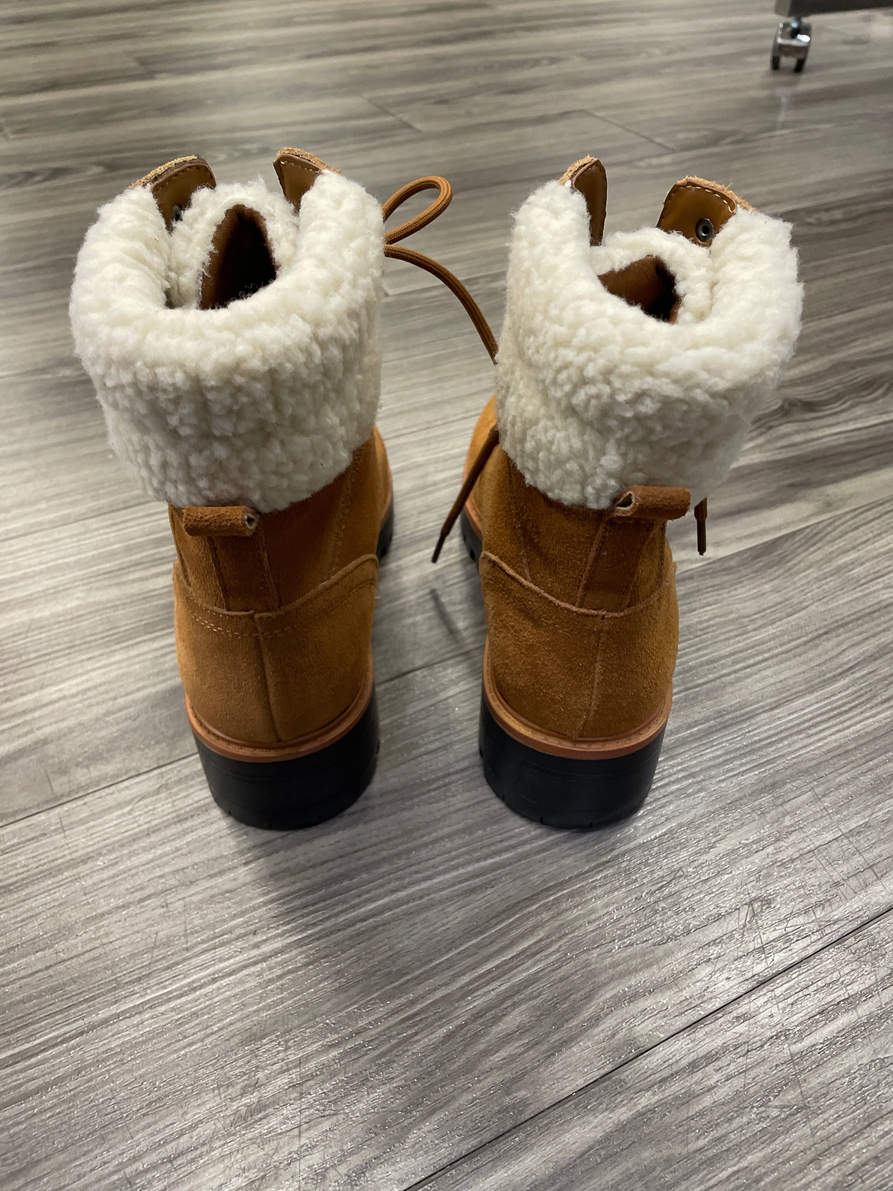 Boots Snow By Marc Fisher In Tan, Size: 8 Fashion Heels