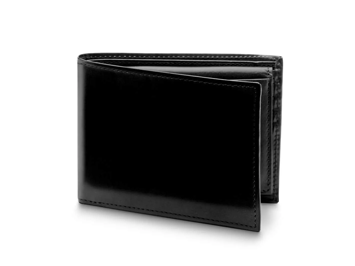 Bosca Mens Old Leather Credit Wallet w/ ID Passcase Bags Bosca