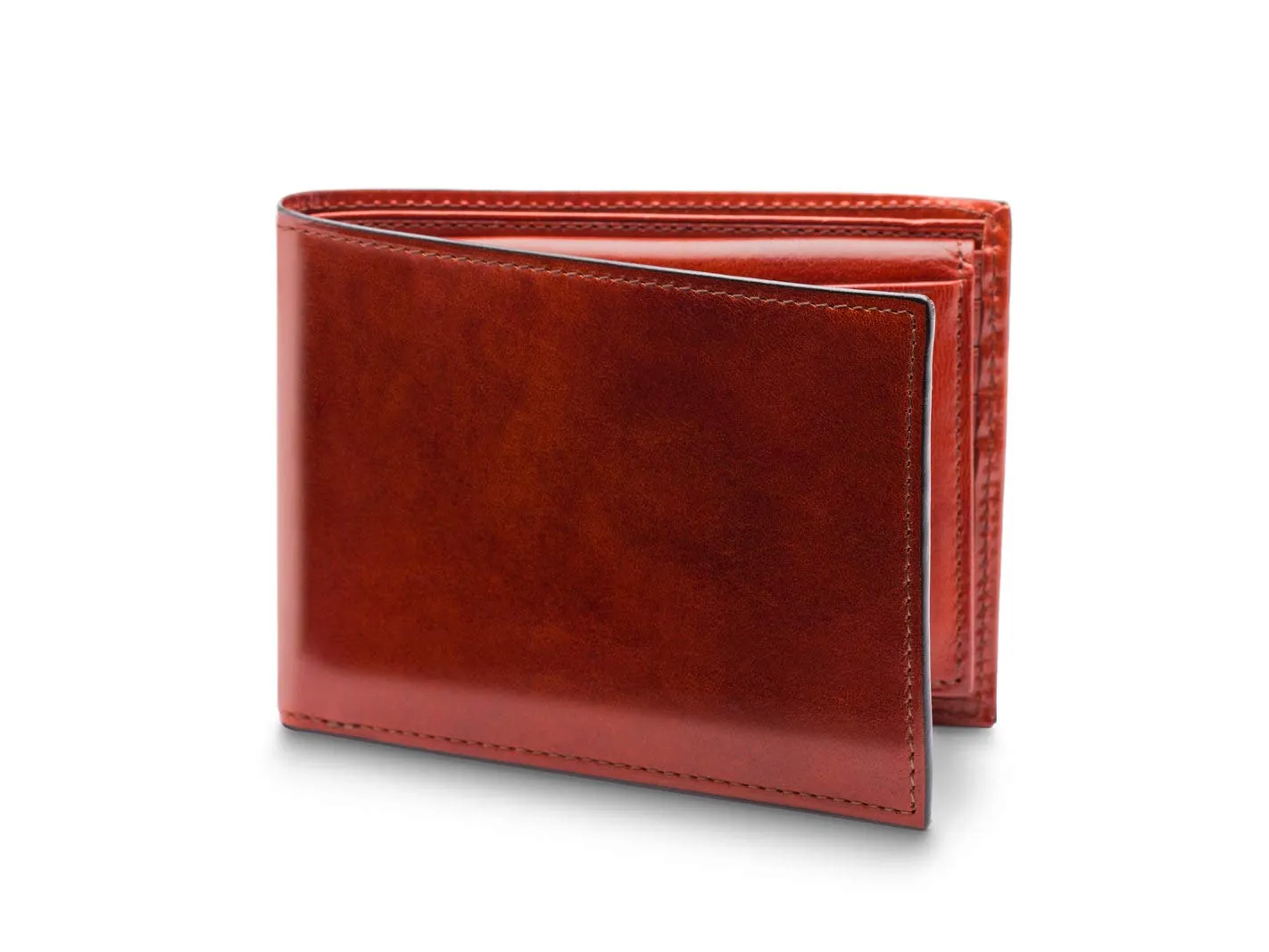 Bosca Mens Old Leather Credit Wallet w/ ID Passcase Bags Bosca