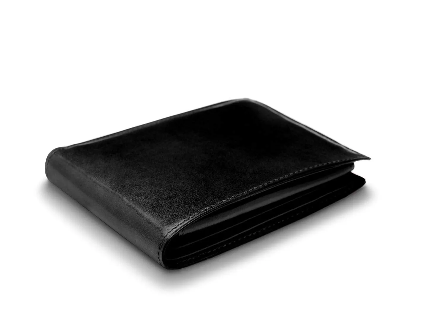 Bosca Mens Old Leather Credit Wallet w/ ID Passcase Bags Bosca