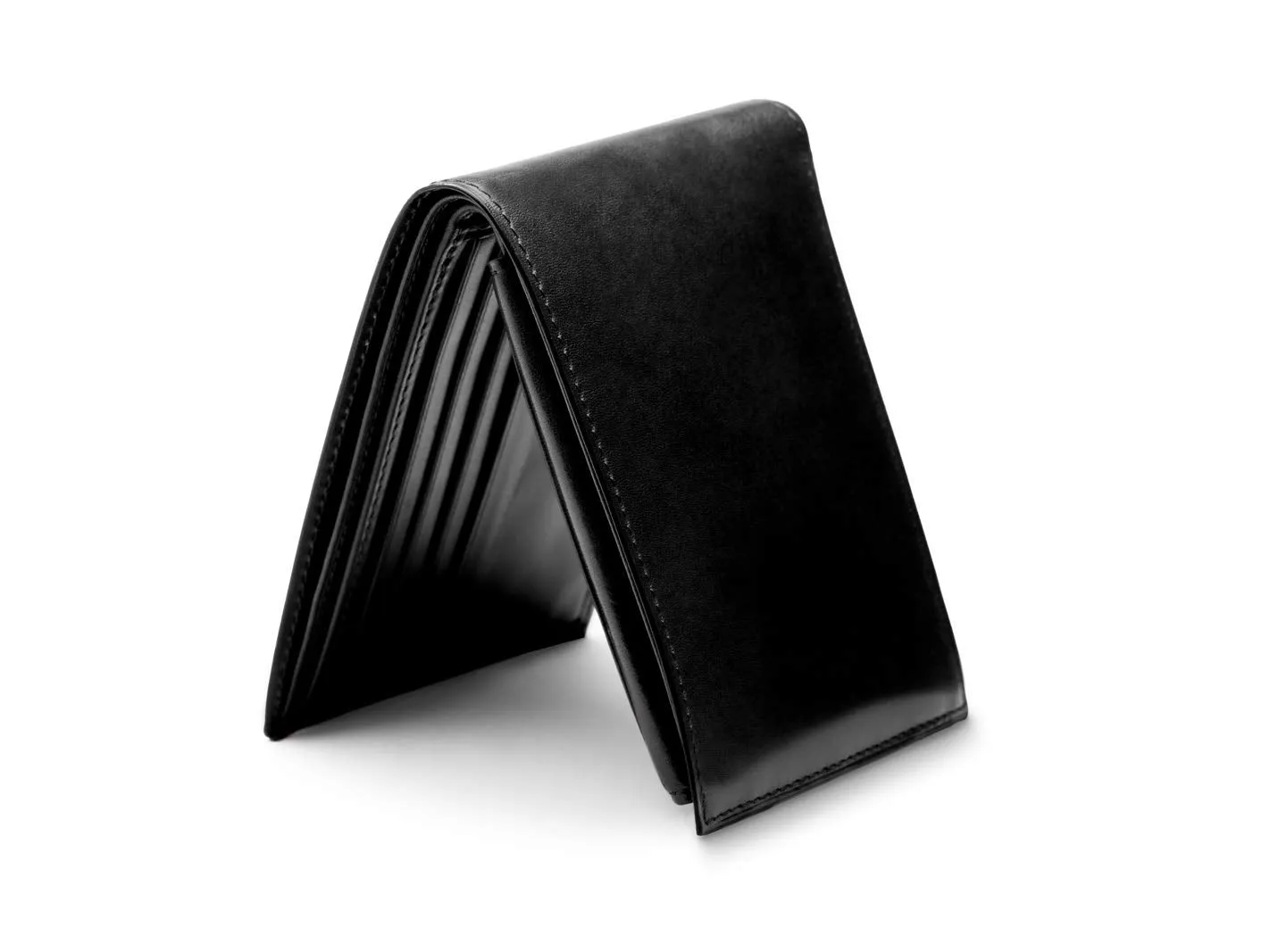 Bosca Mens Old Leather Credit Wallet w/ ID Passcase Bags Bosca