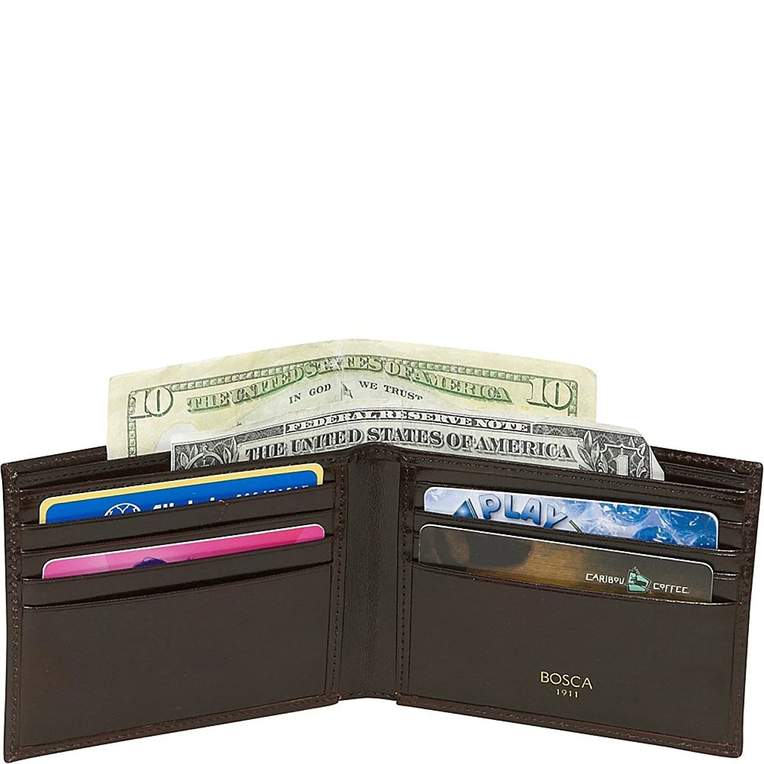 Bosca Old Leather 8 Pocket Executive Wallet Bags Bosca