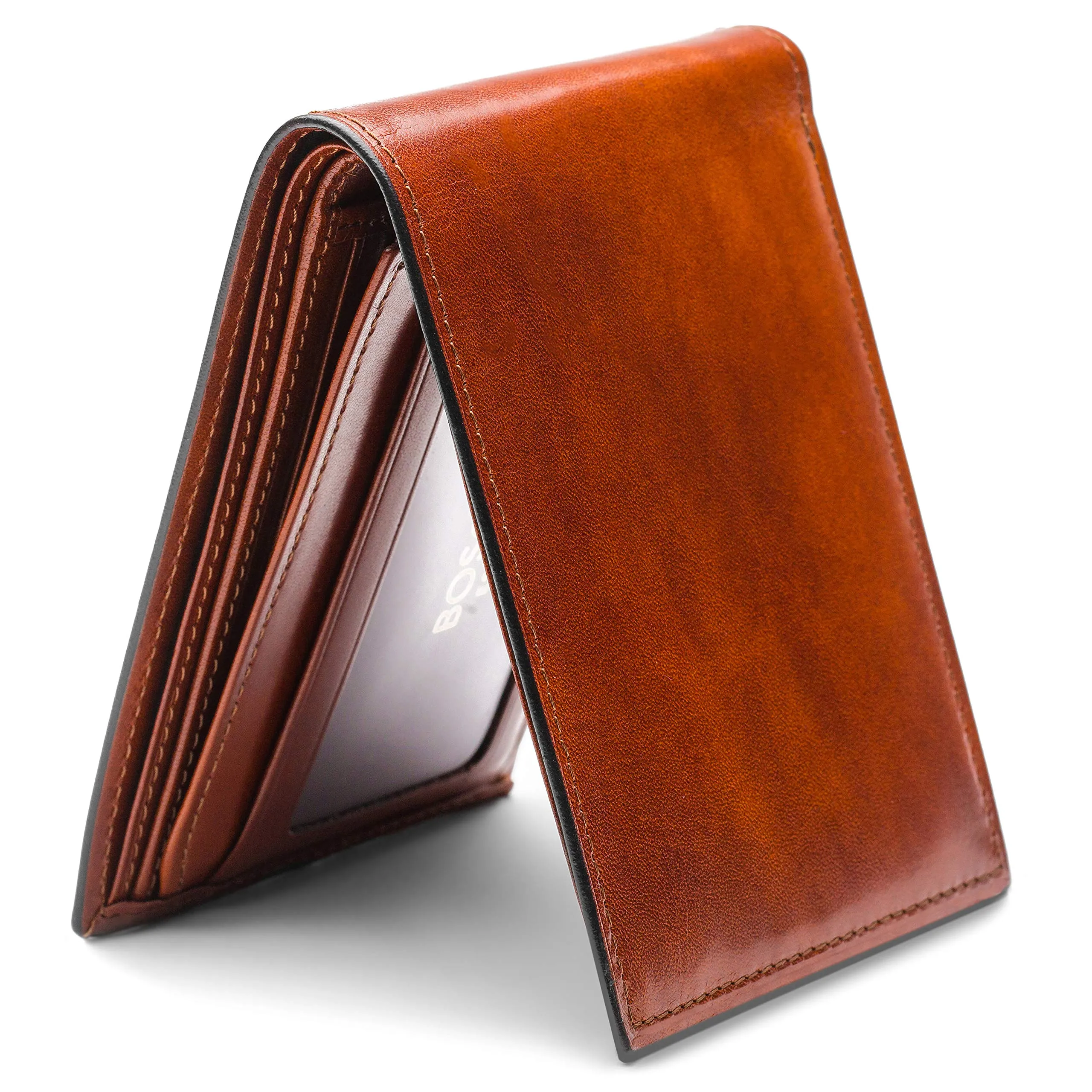 Bosca Old Leather Continental I.D. Wallet Bags Bosca