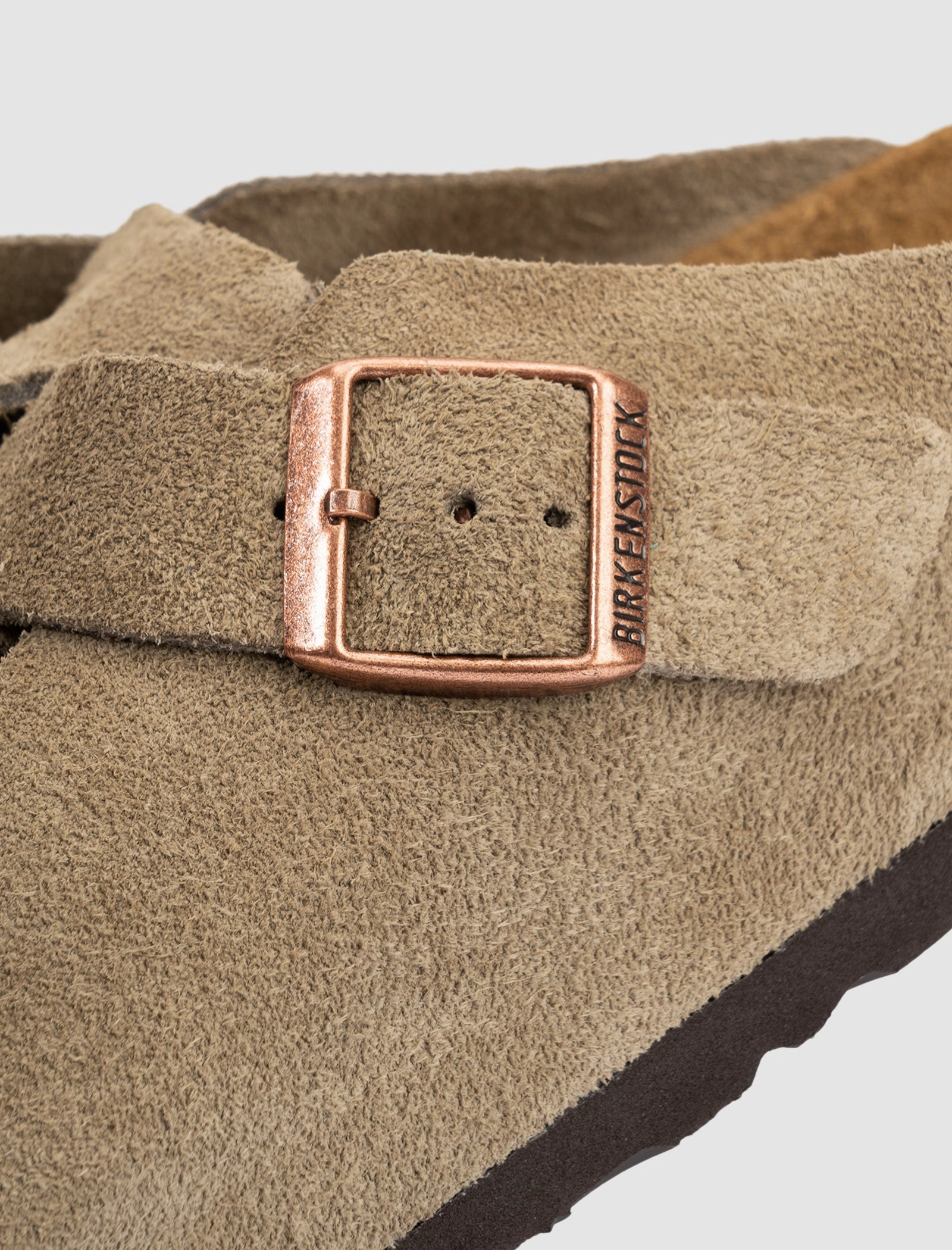 BOSTON SUEDE LEATHER "TAUPE" Arch Support Footbeds