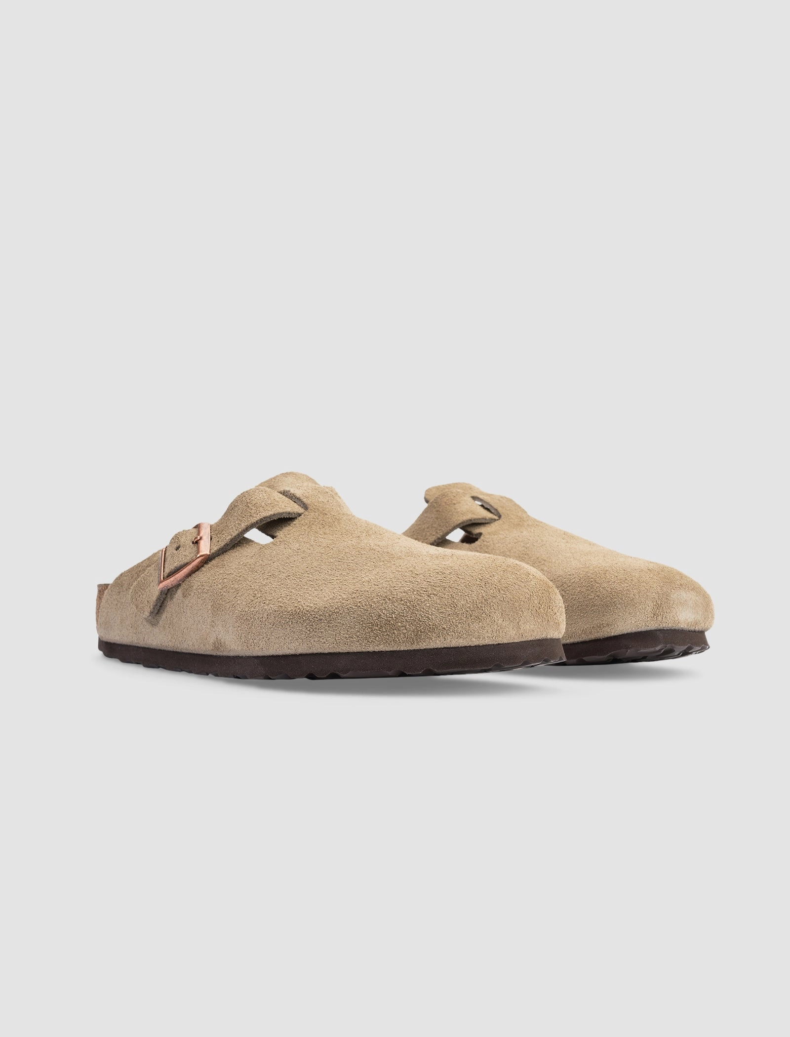 BOSTON SUEDE LEATHER "TAUPE" Arch Support Footbeds