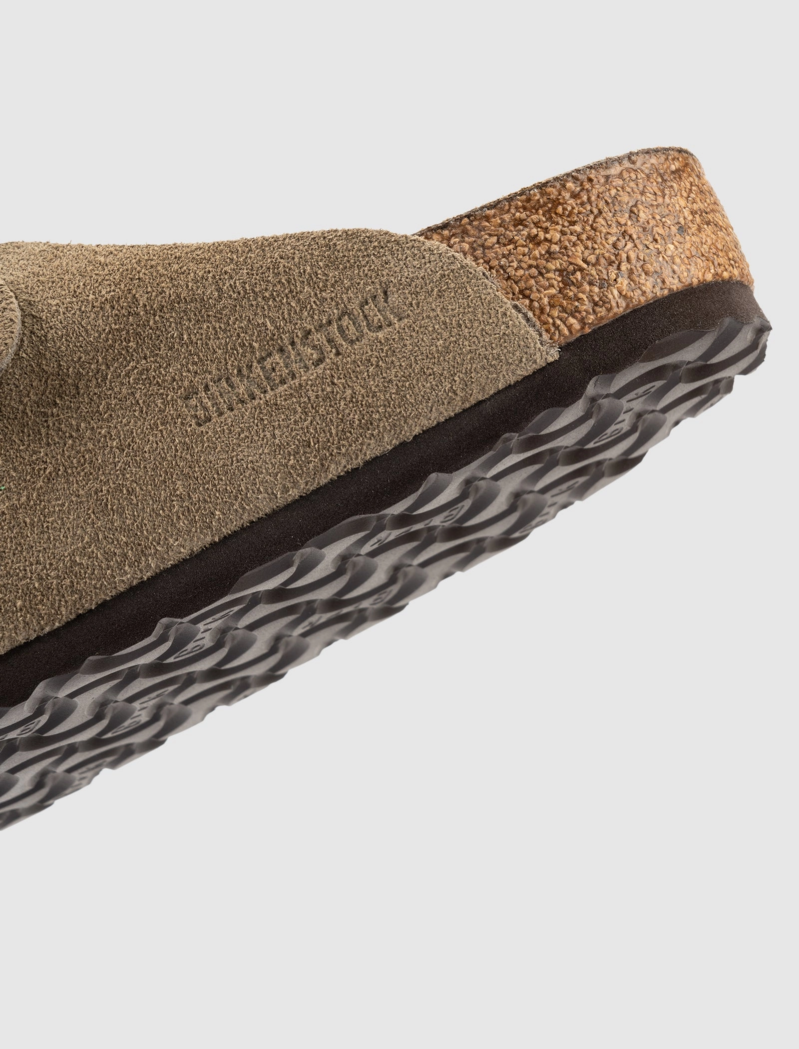 BOSTON SUEDE LEATHER "TAUPE" Arch Support Footbeds