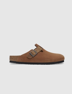 BOSTON SUEDE "COGNAC" Birkenstock shoe designs