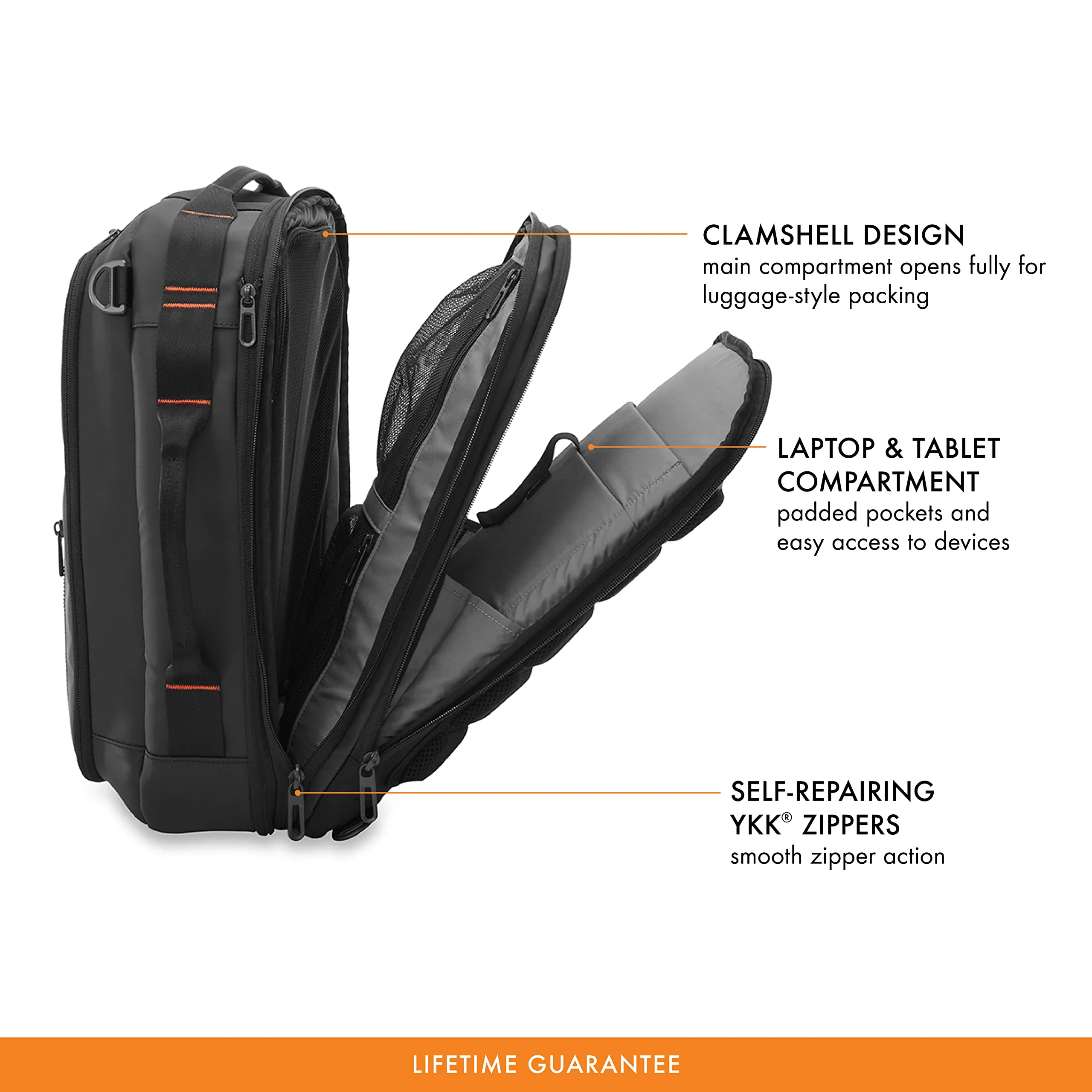 Briggs & Riley ZDX Convertible Backpack Duffel Carry-on, Medium Bags Briggs-Riley