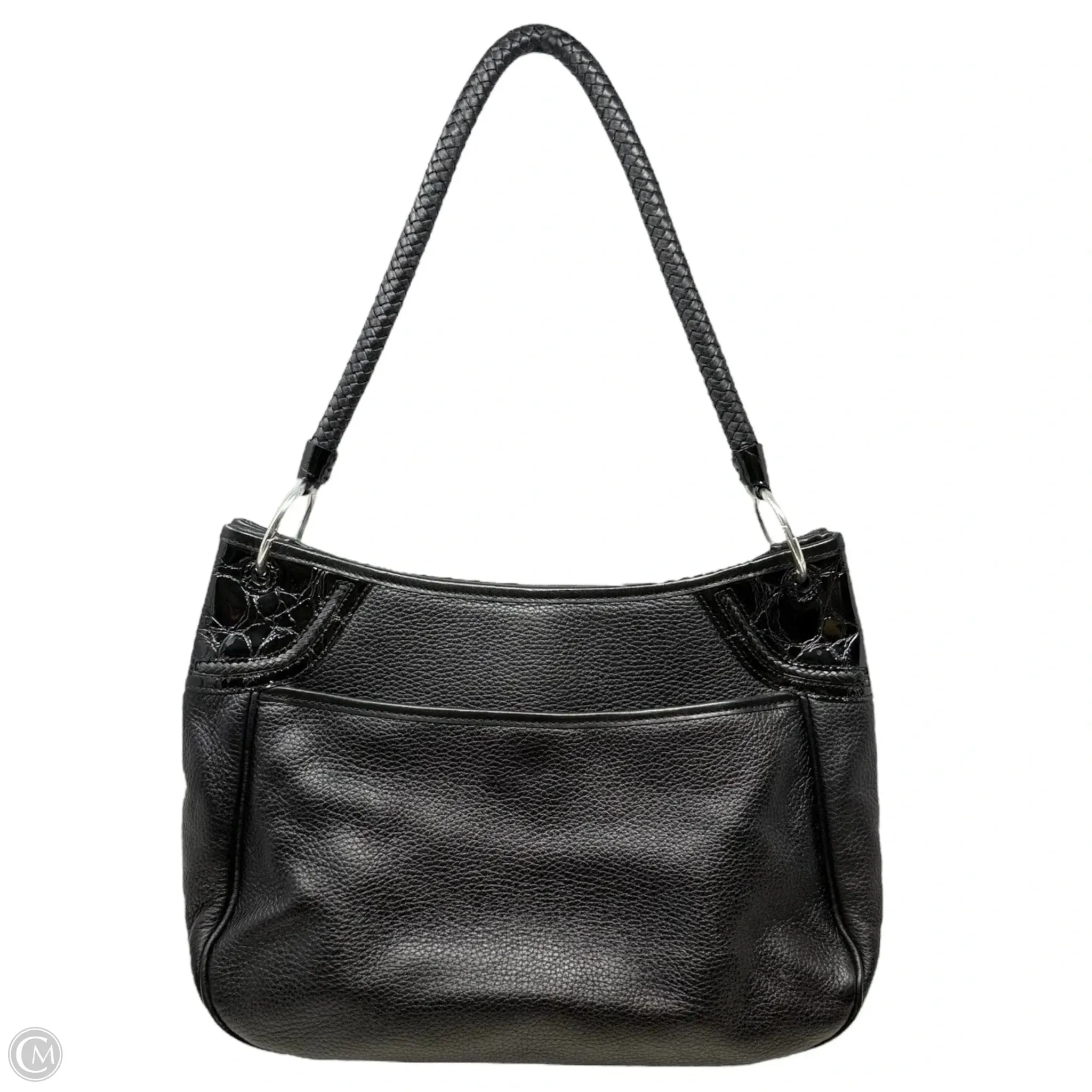 Brighton	Bags Croc Embossed Leather Hobo Bag By Brighton, Size: Large