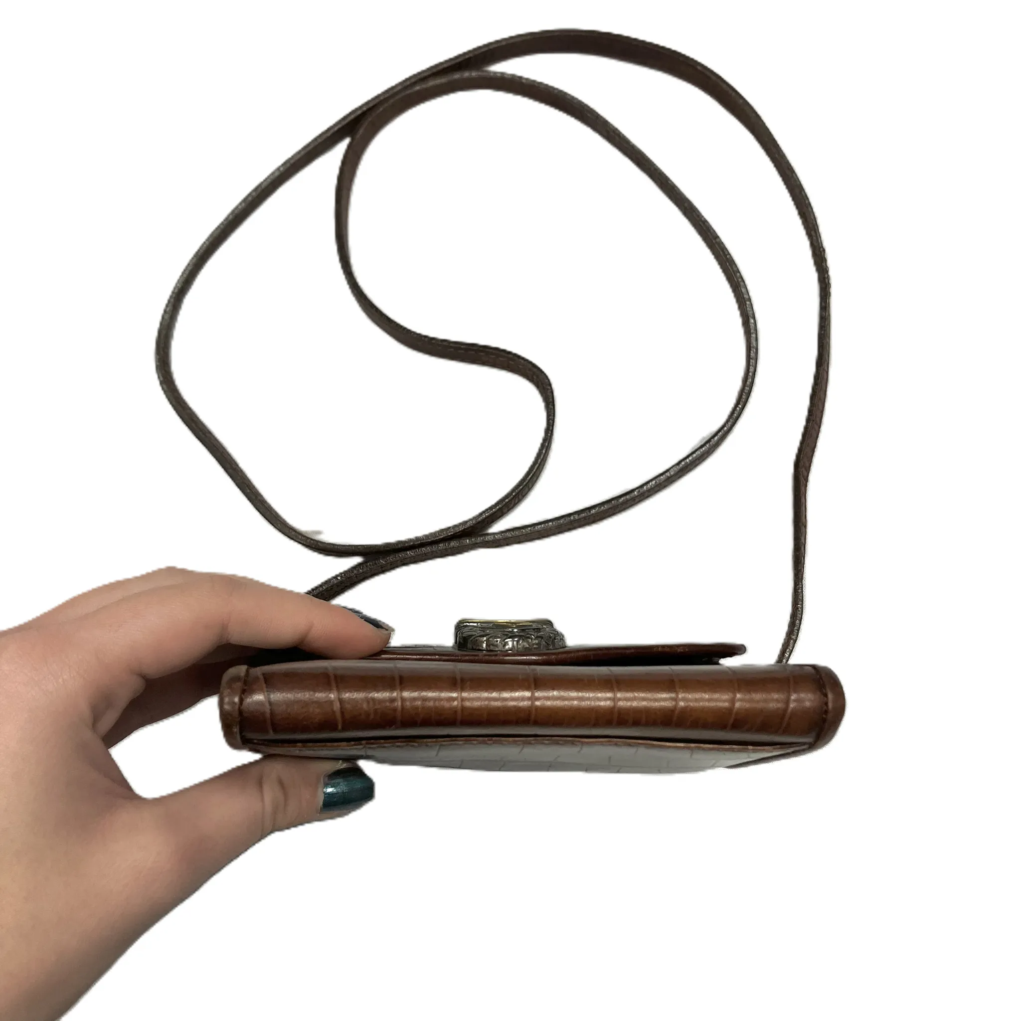 Brighton	Bags Crossbody Leather By Brighton, Size: Small