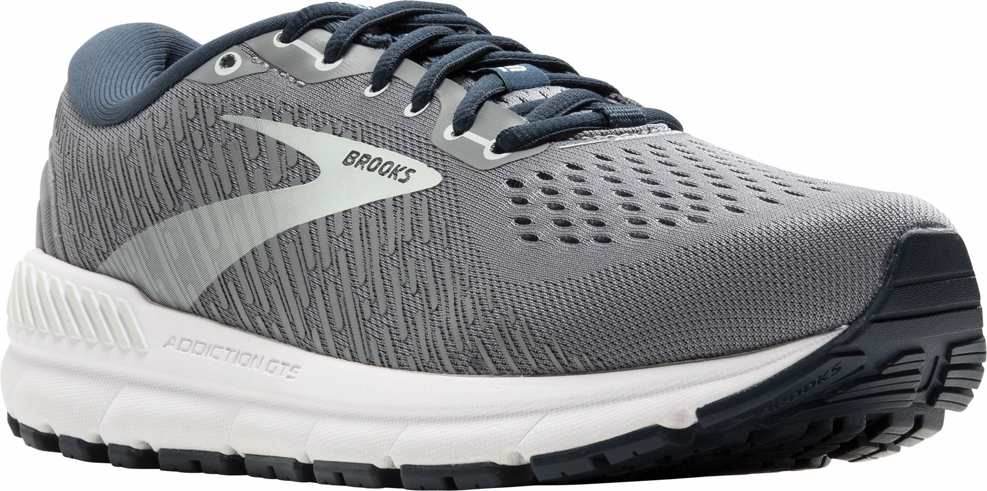 Brooks Addiction GTS 15 Womens Running Shoes - Grey Distance Runners
