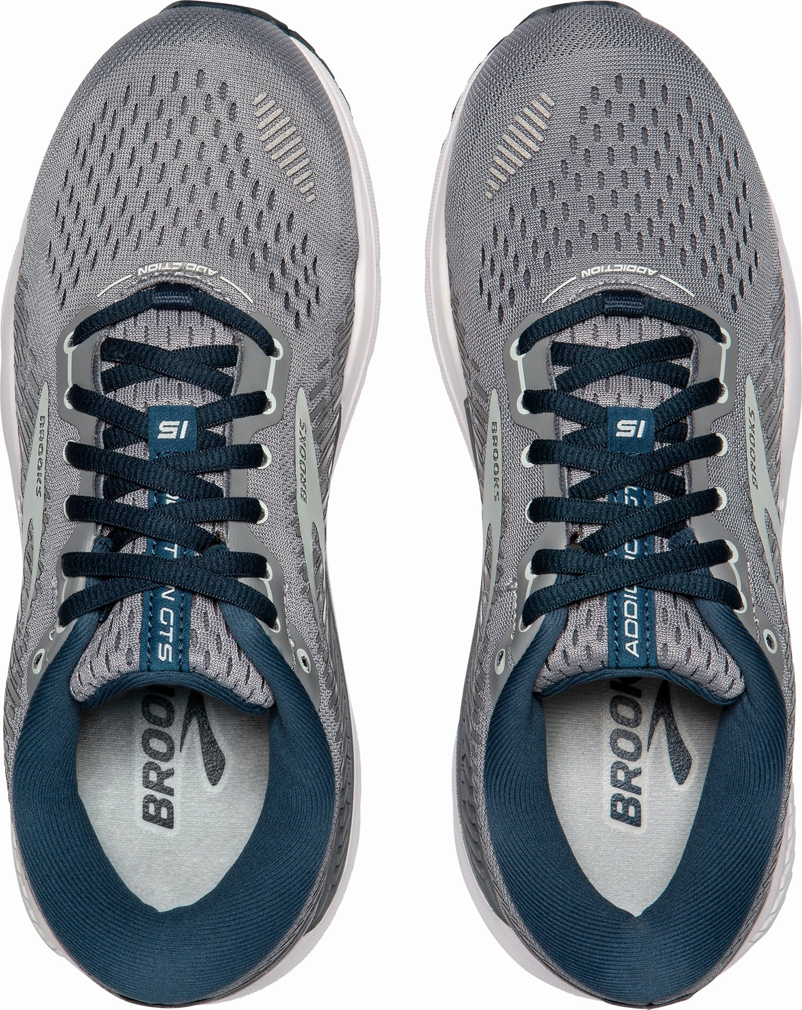 Brooks Addiction GTS 15 Womens Running Shoes - Grey Distance Runners