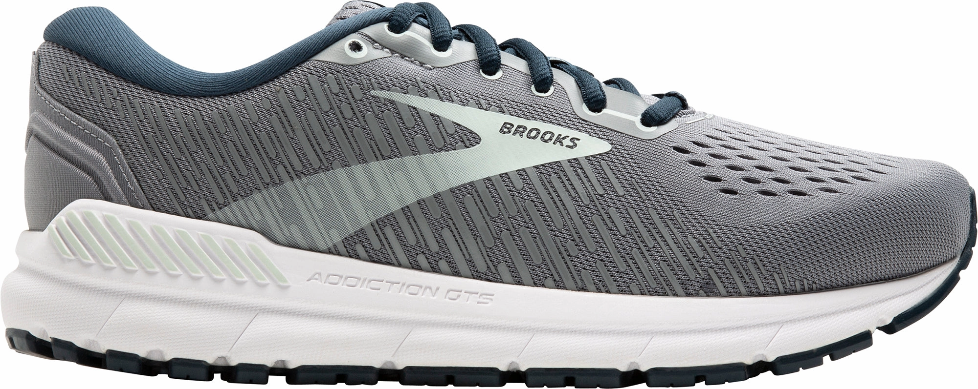 Brooks Addiction GTS 15 Womens Running Shoes - Grey Brooks cushioned sneakers for distance running