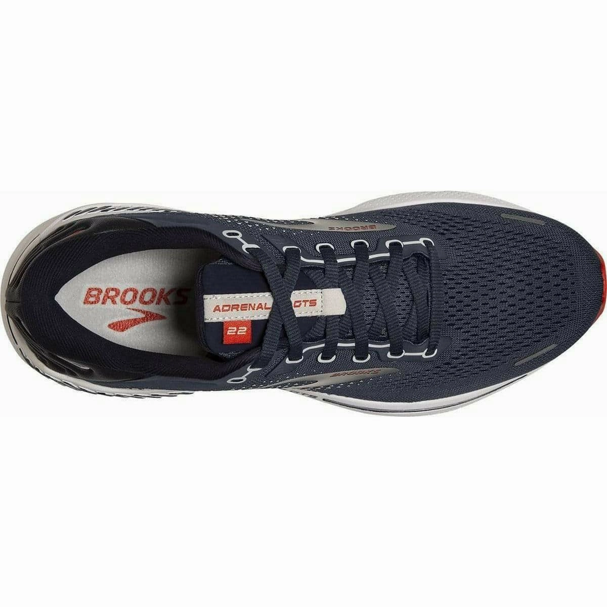 Brooks Adrenaline GTS 22 Mens Running Shoes - Navy Responsive Road Shoes
