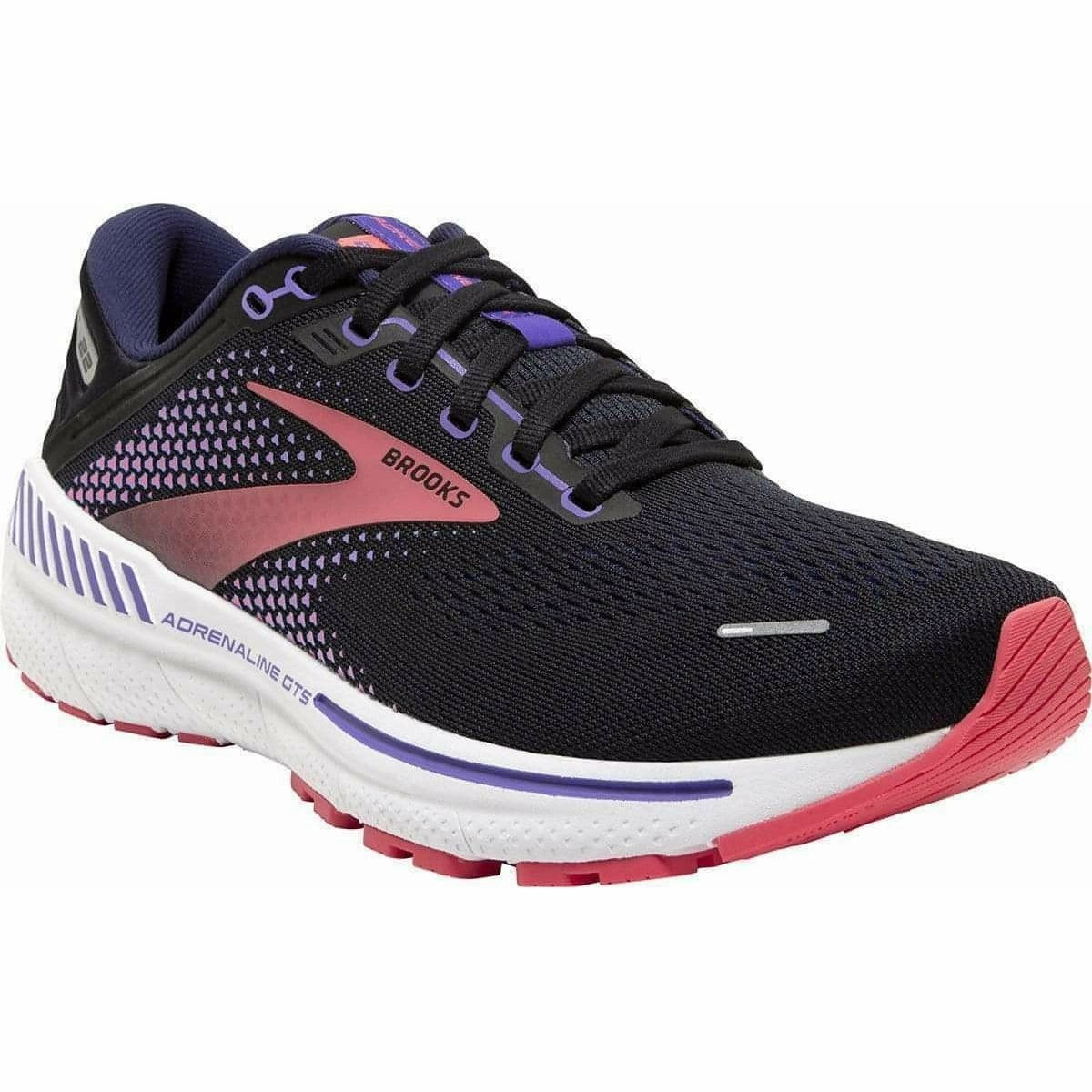 Brooks Adrenaline GTS 22 Womens Running Shoes - Black Responsive Road Shoes