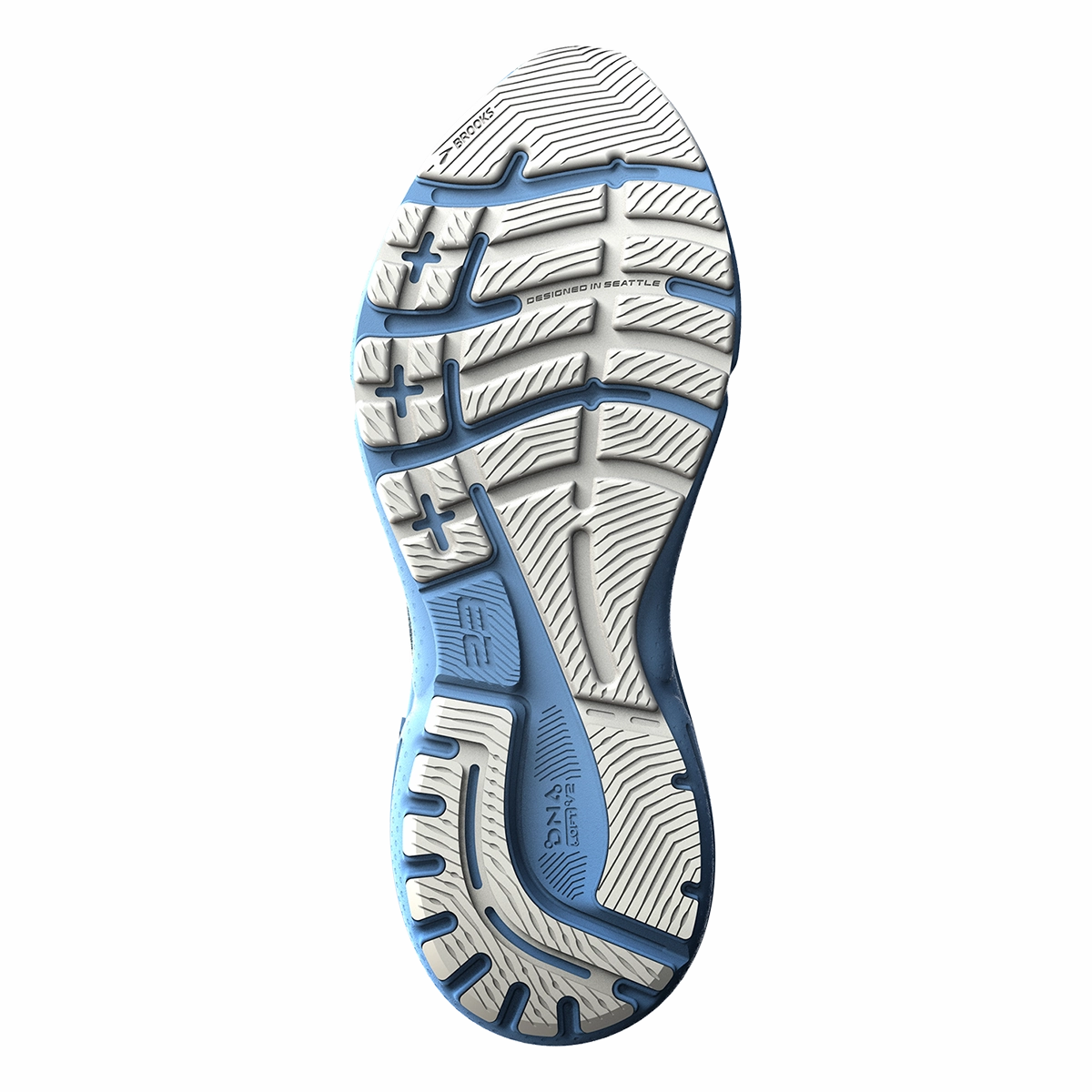 Brooks Adrenaline GTS 23 - Blue - Open Air - Pink Brooks performance running shoes