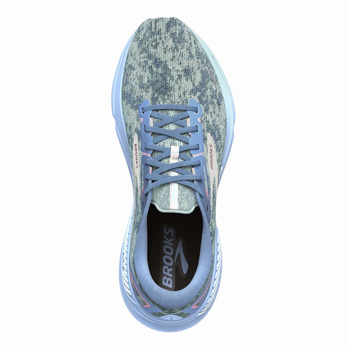 Brooks Adrenaline GTS 23 - Blue - Open Air - Pink Brooks performance running shoes