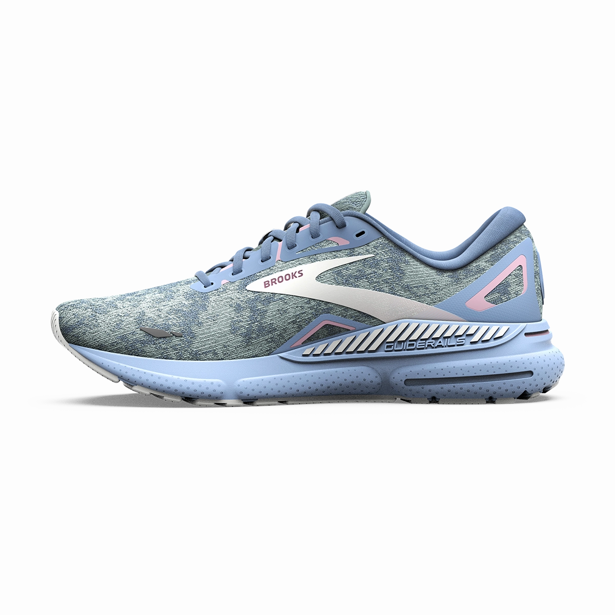 Brooks Adrenaline GTS 23 - Blue - Open Air - Pink Brooks performance running shoes